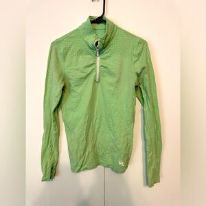FILA runners zip green long sleeve - sz. M